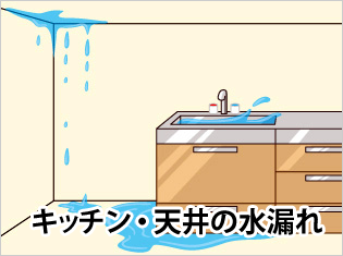キッチン・天井の水漏れ