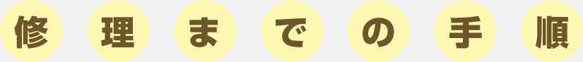 修理の手順